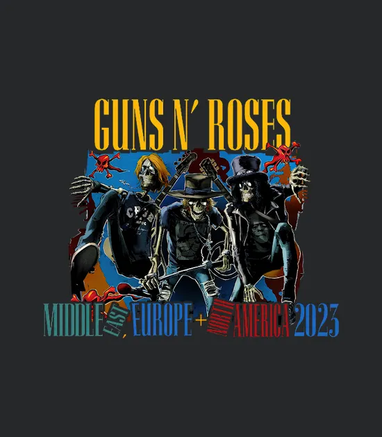 Middle East Europe North America 2023 Tour Dates Guns N
