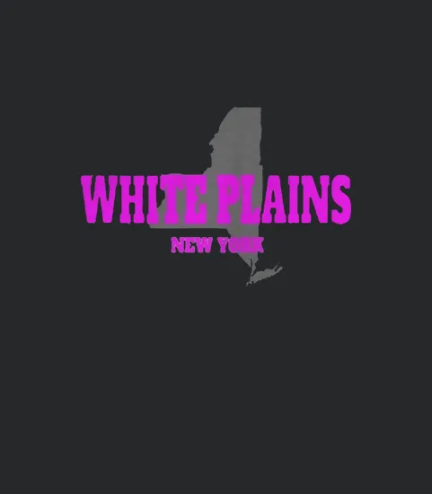 New York White Plains Us State Edition Pink Mens Premium