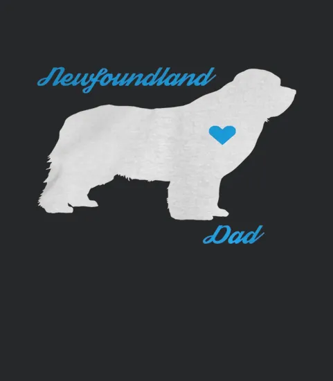 Newfoundland Dad Fathers Day Newfie Dog Lovers Black Youth B06xtrsrkt 1