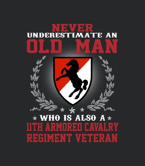 Old Man 11th Armored Cavalry Regiment Veteran