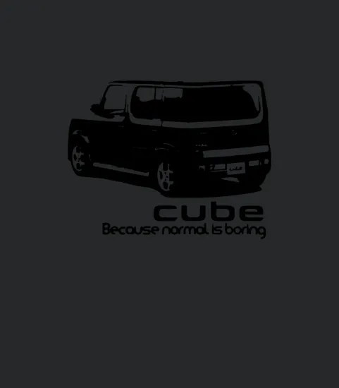 Rear Nissan Cube Because Mormal Is Boring