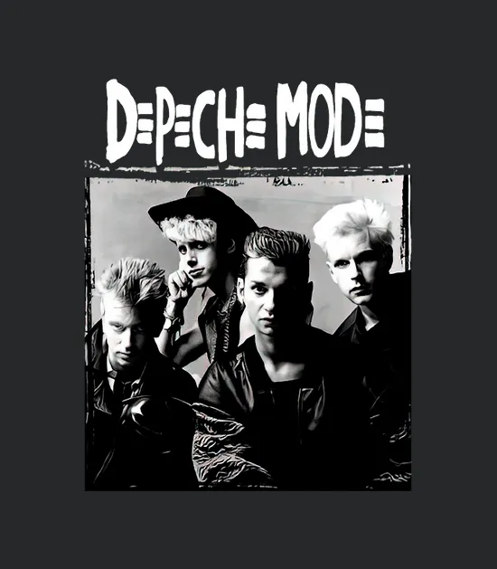 Rock Band Depeche Mode Tour 1988 Vintage