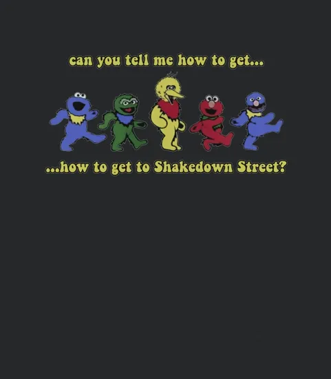 Shakedown Street Premium Fitted Guys Tee