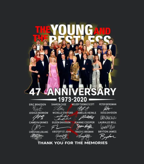 The Young And The Restless 48th Anniversary 1973 2021 Thank You For The Memories Signatures