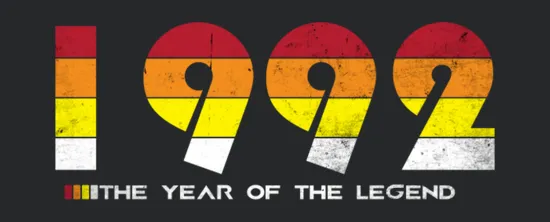 Vintage 1992 The Year Of The Legend Retro 32