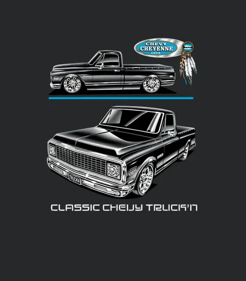 1971 1972 Chevy C10 Cheyenne Pickup Trucks Licensed