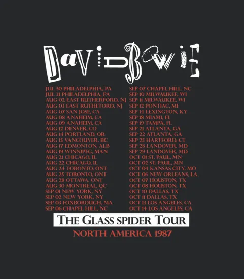 2 Side David Bowie The Glass Spider Tour