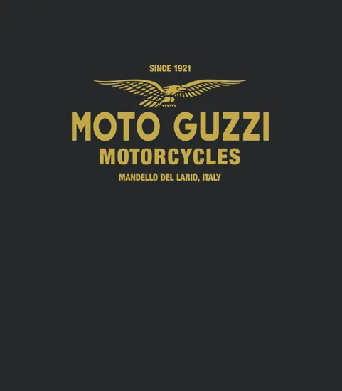 Moto Guzzi Motorcycle Vintage Retro Gold