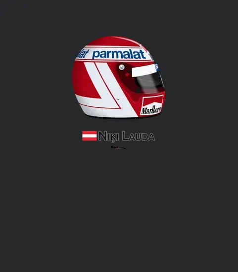 Niki Lauda 1984 Helmet