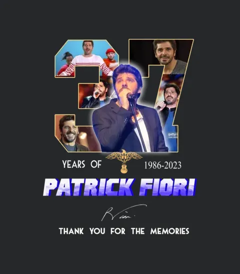 Patrick Fiori 37 Years Of 1986 2023