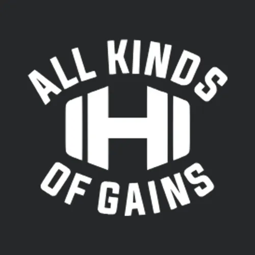 All Kinds Of Gains Logo Black Hodgetwins