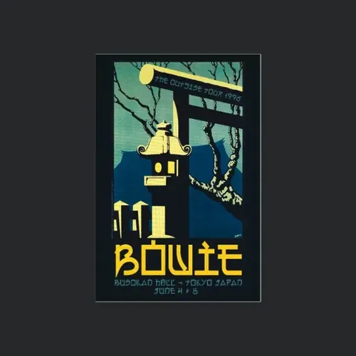 David Bowie Poster The Outside Tour 1996