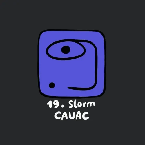 Mayan Sign Storm Cauac Dreamspell Tzolkin