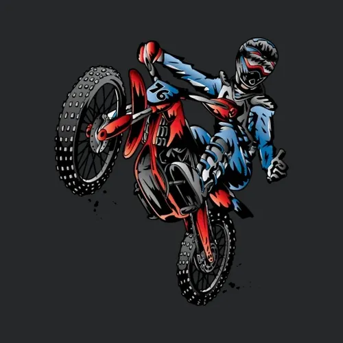 Motocross Dirt Bike Stunt Rider