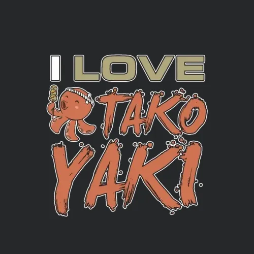 Takoyaki Lover I Love Takoyaki Chibi Japanese Food