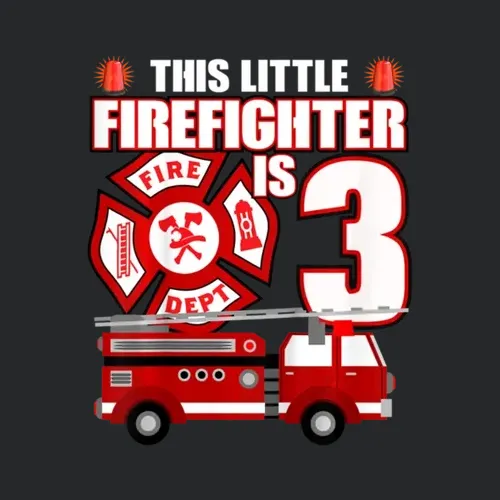 Kids 3 Year Old Firefighter Party Fire Truck 3rd