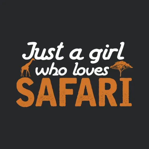 African Safari Girl Love Wildlife Guide Ecotourism