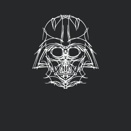 Wireframe Darth Vader