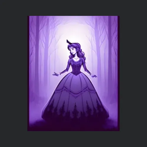 Enchanted Lady Of The Twilight Forest