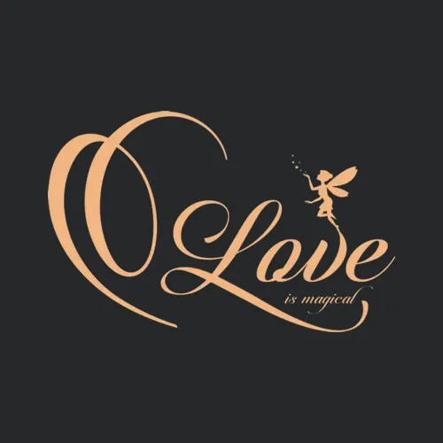 Love Is Magical Fairy And Heart Cute Lovely