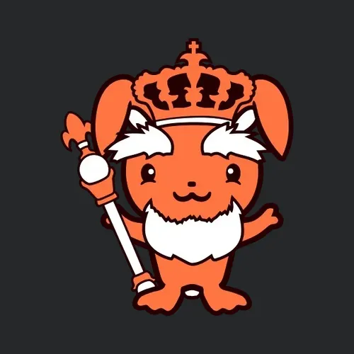 Rabbit King Crown Old Man Scepter Ruler Leader Fun