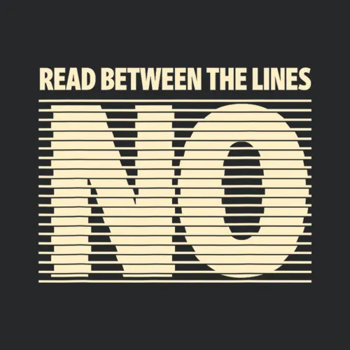 Read Between The Lines Hidden Message Design