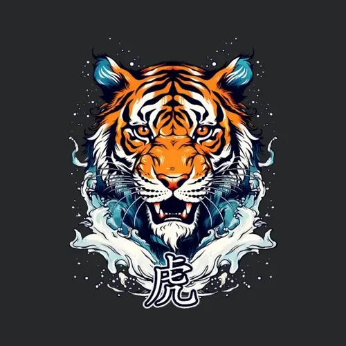Tattoo Tiger Kanji