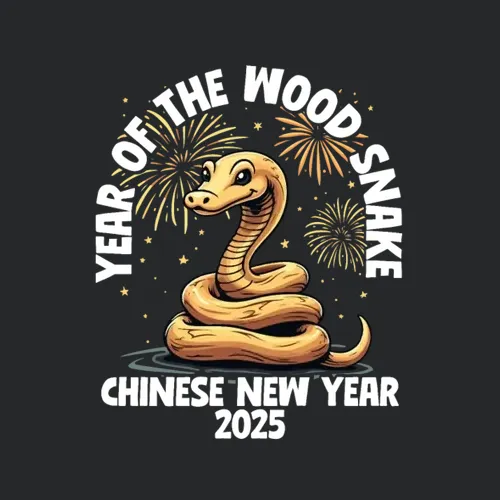 Year Of The Wood Snake Chinese New Year 2025