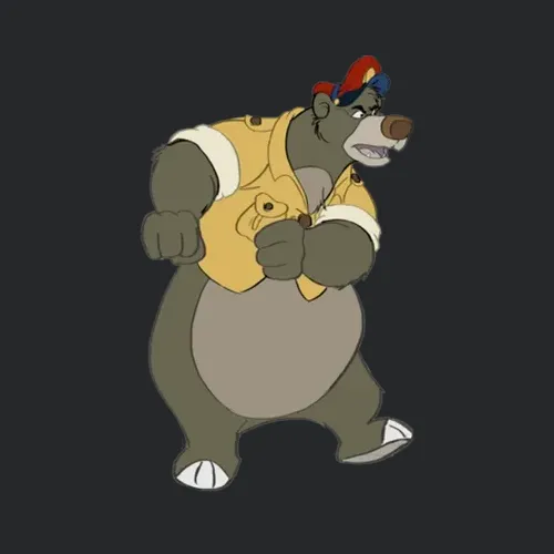 Angry Baloo Talespin 90s Tv Show Cartoon