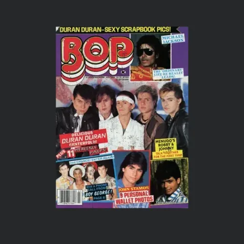 Bop Teen Magazine Cover Vintage July 1984 Issue