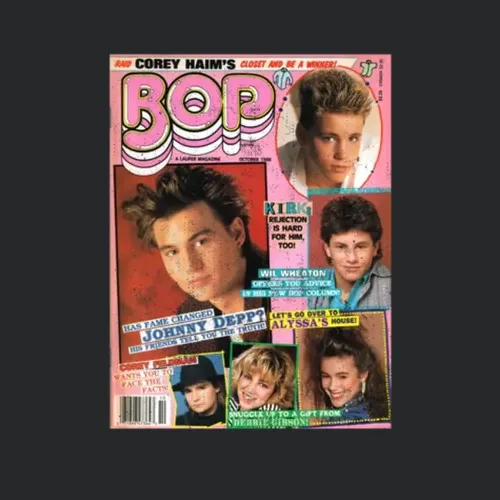 Bop Teen Magazine Cover Vintage October 1988 Issue