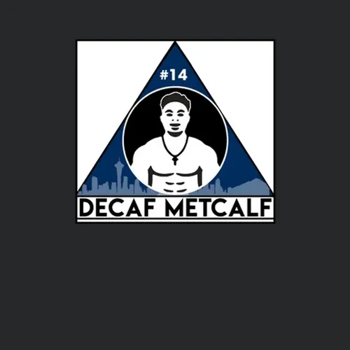 Decaf Metcalf Dk Seattle Football Coffee Brand Logo Mashup
