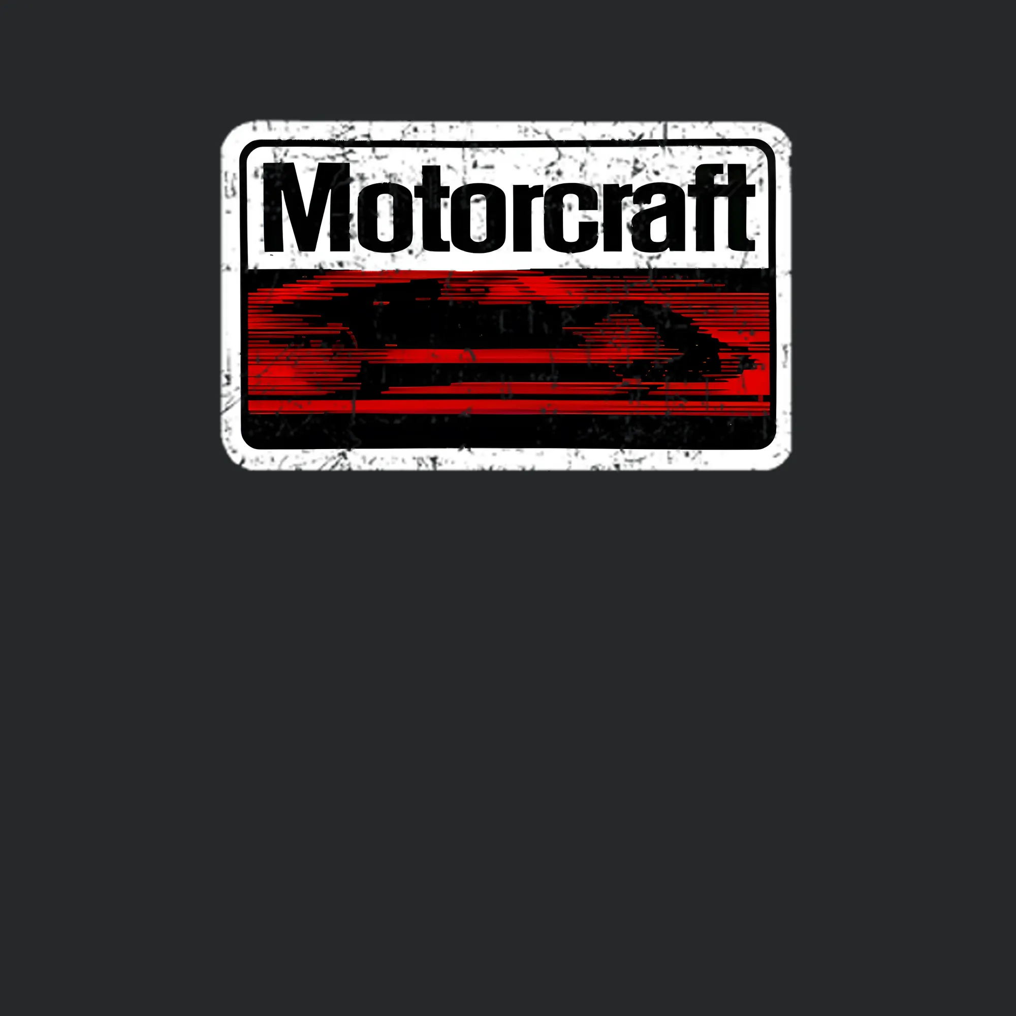 Ford Motorcraft Automobile Car Truck Motorcycle Auto Parts Cool Distressed Brand Logo Emblem