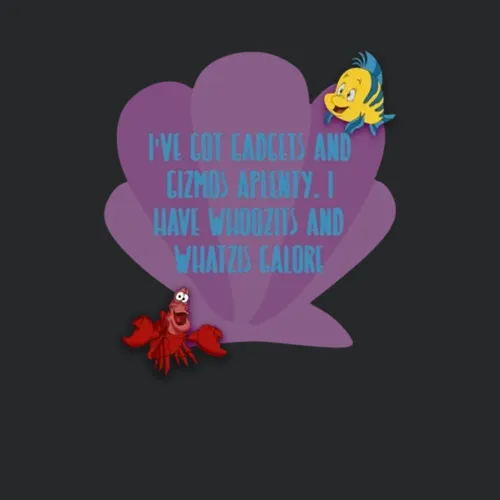 Gadgets Gizmos Little Mermaid Flounder