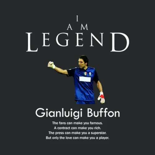 Gianluigi Buffon Italy Legend Soccer Futbol