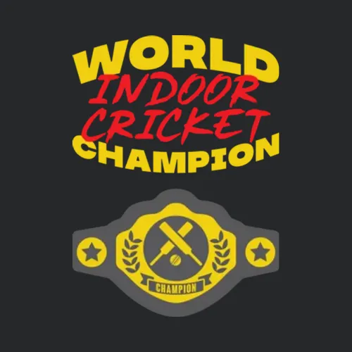Indoor Cricket 2 World Champion Belt Funny Sports Hobby