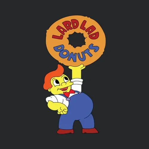 Lard Lad Donuts Simpsons Fictional Restaurant Logo