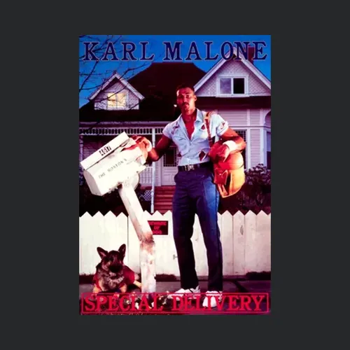Retro 1980s The Mail Karl Malone Special Delivery