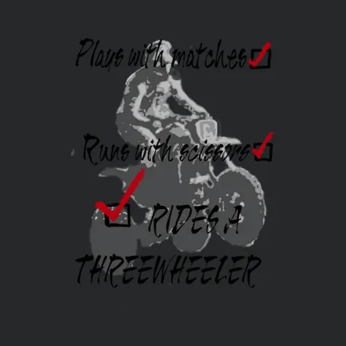 Rides A Three Wheeler