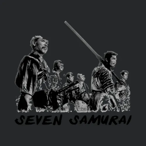 Seven Samurai Kurosawa Movie White