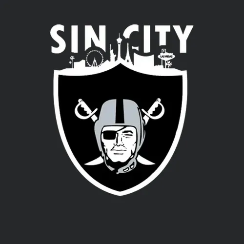 Sin City Las Vegas Raiders Football T Shirtokland Las Vegas Raiders Sin City Design Football