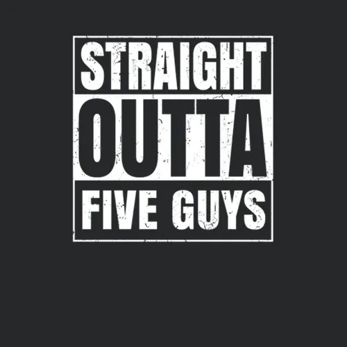 Straight Outta Five Guys Restaurant Fast Food Chain Eatery Compton Parody