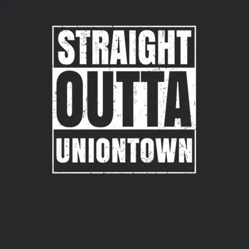 Straight Outta Uniontown Pennsylvania City Compton Parody Grunge