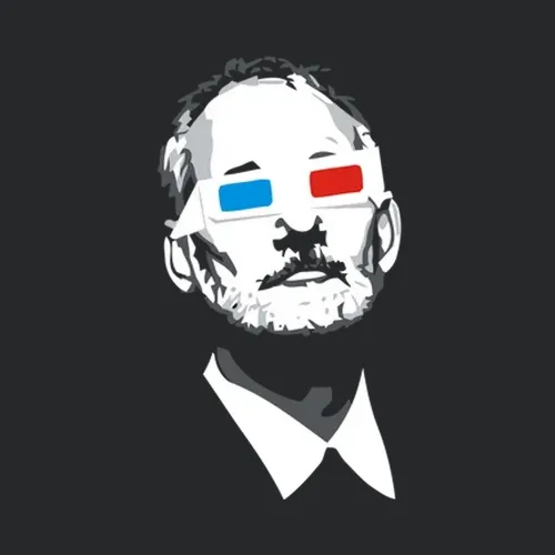 The Chive Bill Murray Kcco 3d Glasses Funny Anime Vintage