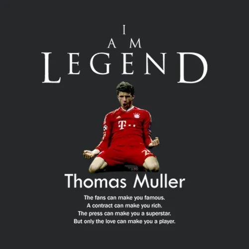 Thomas Muller Germany Legend Soccer Futbol T Sirt