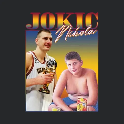 Kid Nikola Jokic 90s Style