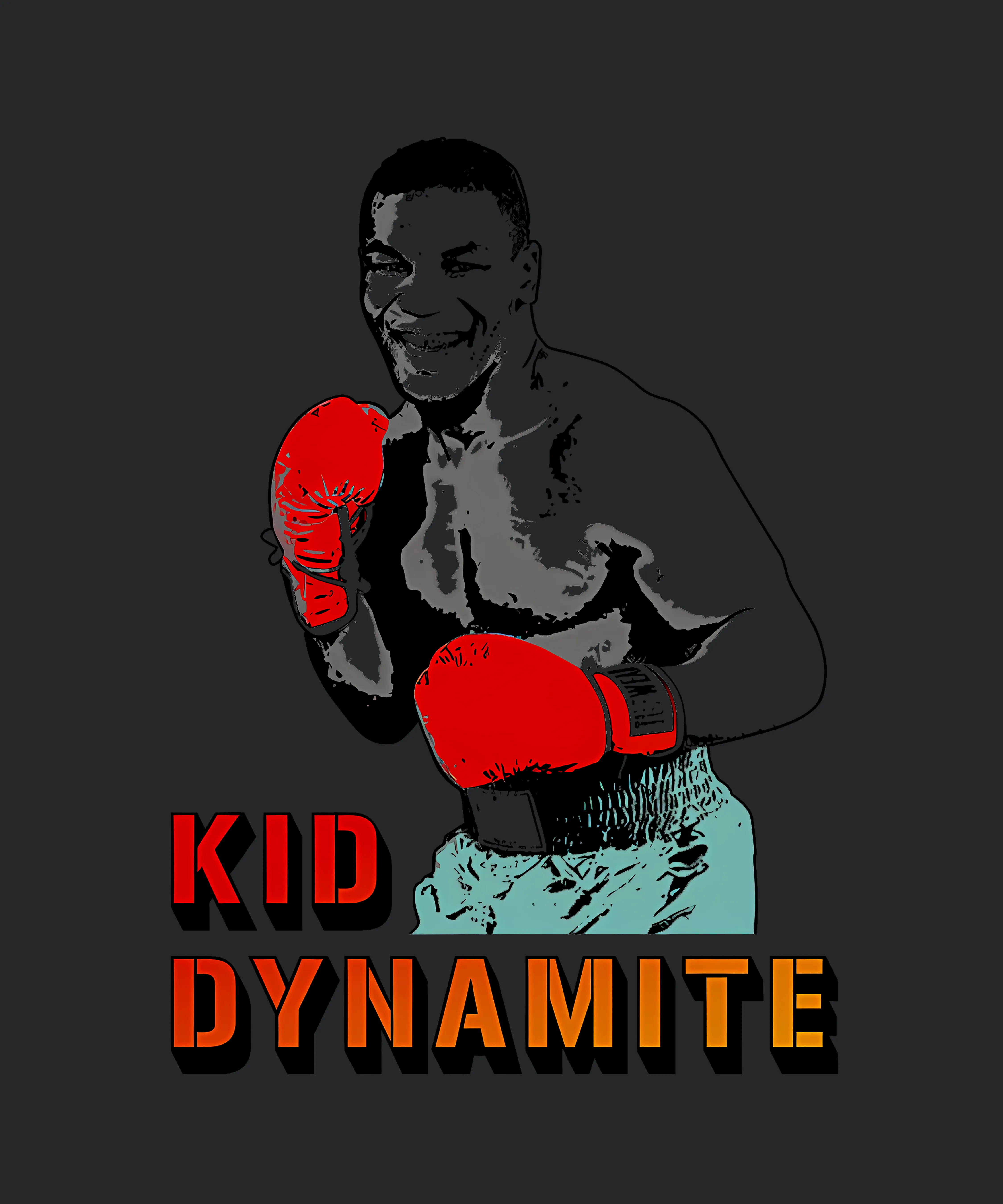 Mike Tyson Retro Style Kid Dynamite