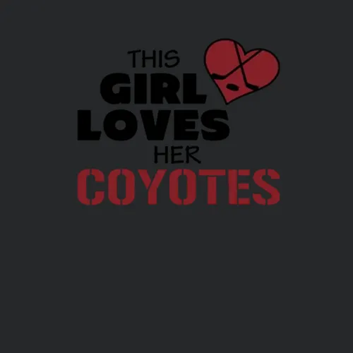This Girl Loves Her Coyotes Hockey Arizona Coyotes Team Colors Ladies