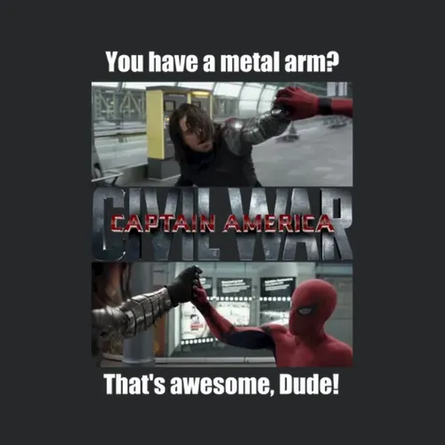 Captain Amercia Civil War Tom Holland Spider Man Superhero Movie Comic