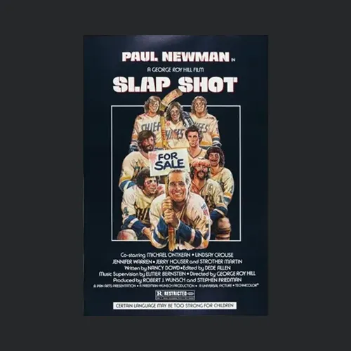 Slap Shot Cool 70s Comedy Vintage Classic Movie Fan